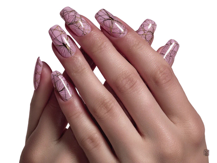 Abstract Butterfly Hands Vinyl Car Decal Sticker – Waterproof & UV-Resistant 8"