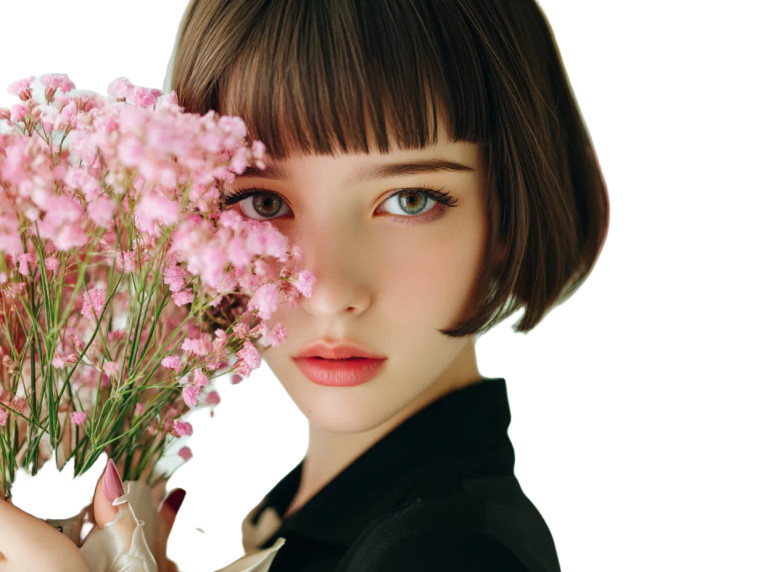 美女 V3 Vinyl Car Decal Sticker – Waterproof & UV-Resistant 8"