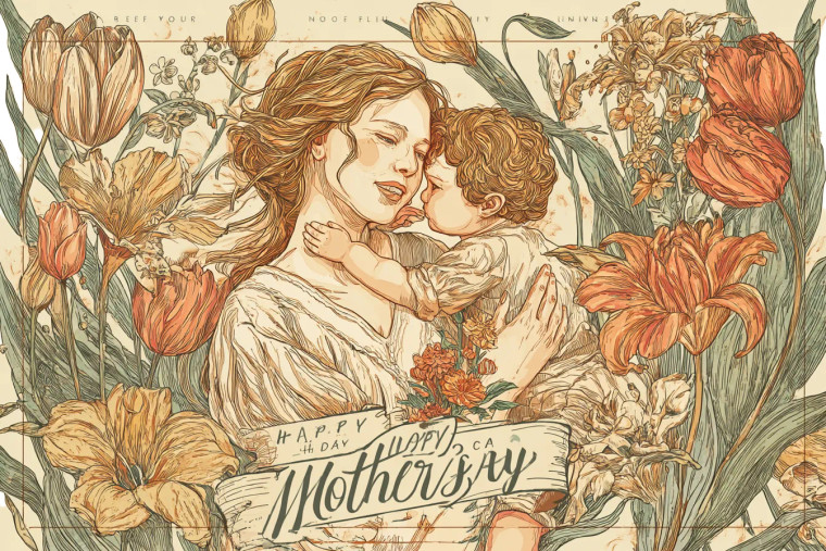 Mother'S Day Poster Vinyl Car Decal Sticker – Waterproof & UV-Resistant 8"