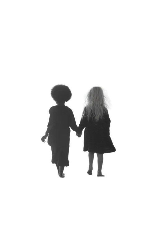 Sunset Friendship Walk Vinyl Car Decal Sticker – Waterproof & UV-Resistant 8"