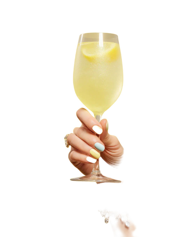 Limoncello Cocktail Hand Vinyl Car Decal Sticker – Waterproof & UV-Resistant 8"