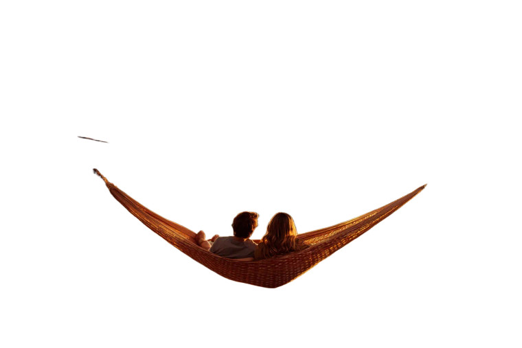 Summer Hammock Serenity Vinyl Car Decal Sticker – Waterproof & UV-Resistant 8"