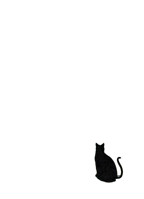 Starry Night Cat V4 Vinyl Car Decal Sticker – Waterproof & UV-Resistant 8"