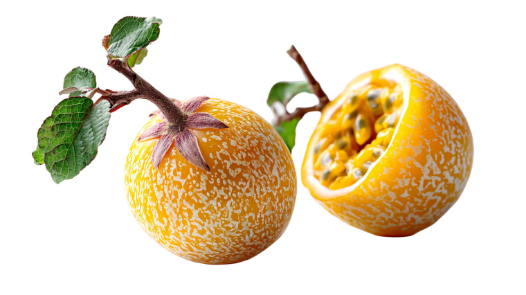 Yellow Passion Fruit Vinyl Car Decal Sticker – Waterproof & UV-Resistant 8"