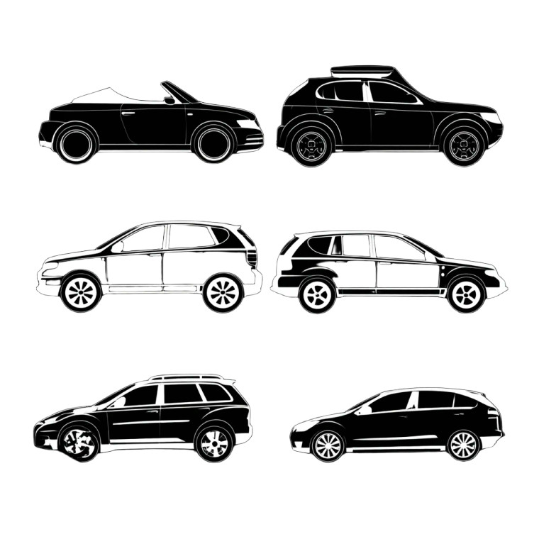 Minimalist Car Icons Vinyl Car Decal Sticker – Waterproof & UV-Resistant 8" Minimalist Car Icons Vinyl Car Decal Sticker – Waterproof & UV-Resistant 8"