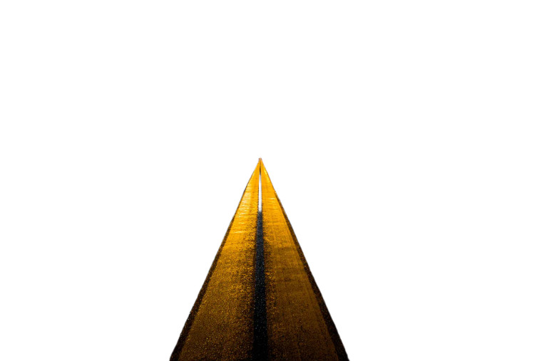 Yellow Light Painting Vinyl Car Decal Sticker – Waterproof & UV-Resistant 8"