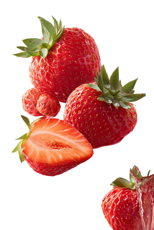 Fresh Strawberries Close-Up Vinyl Car Decal Sticker – Waterproof & UV-Resistant 8"