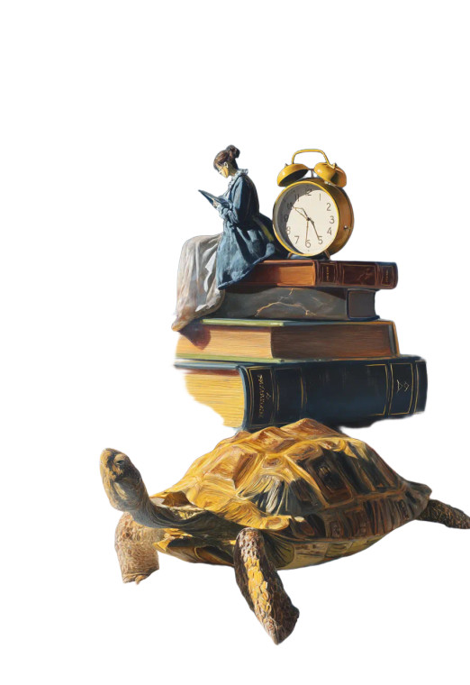 Dreamy Book Stack Vinyl Car Decal Sticker – Waterproof & UV-Resistant 8"