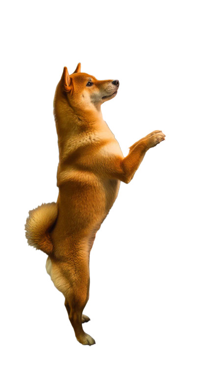 Shiba Inu At Market Vinyl Car Decal Sticker – Waterproof & UV-Resistant 8"