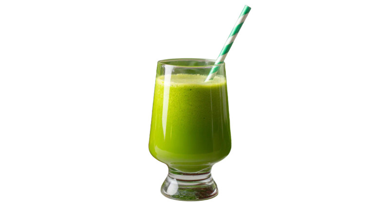 Green Smoothie Glass V2 Vinyl Car Decal Sticker – Waterproof & UV-Resistant 8"