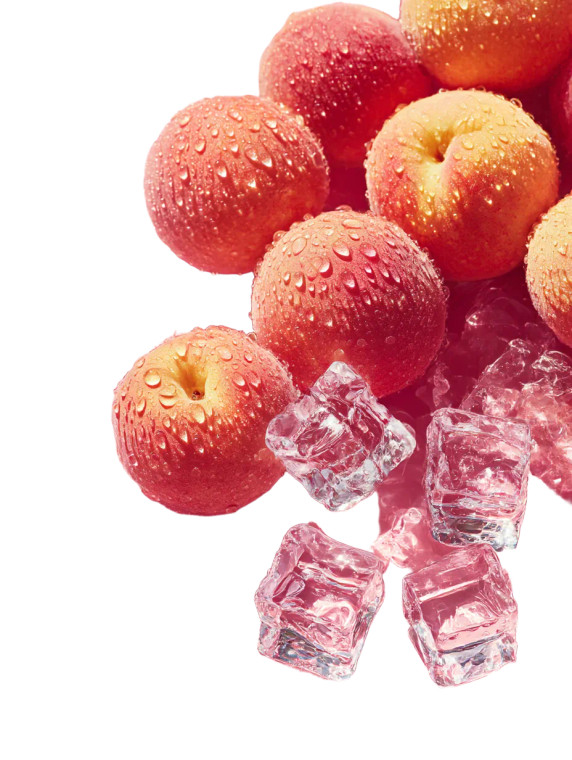 Fresh Peaches Pile Vinyl Car Decal Sticker – Waterproof & UV-Resistant 8"