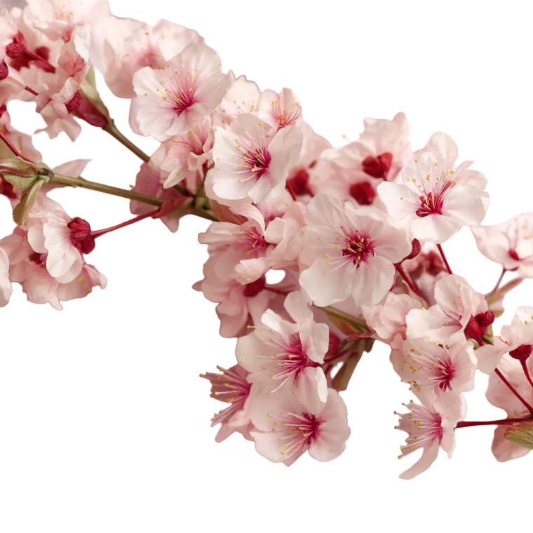 Cherry Blossom V2 Vinyl Car Decal Sticker – Waterproof & UV-Resistant 8"