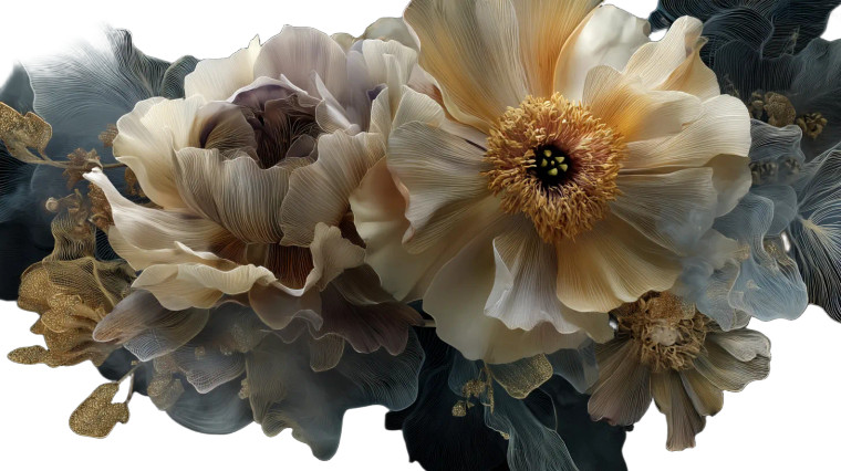 Flowers V2 Vinyl Car Decal Sticker – Waterproof & UV-Resistant 8"