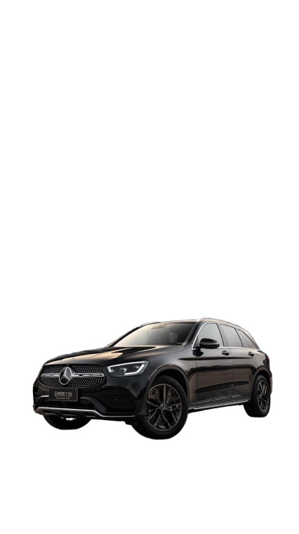 Black Mercedes-Benz Glc300 Vinyl Car Decal Sticker – Waterproof & UV-Resistant 8"