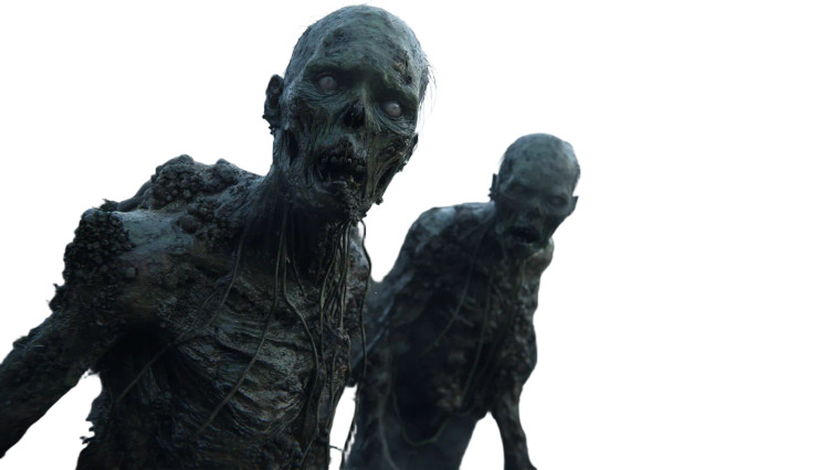 Decaying Zombie Horde Vinyl Car Decal Sticker – Waterproof & UV-Resistant 8"