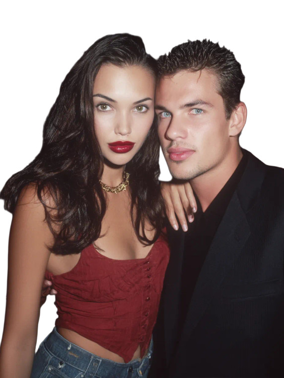 Adriana Lima Couple V2 Vinyl Car Decal Sticker – Waterproof & UV-Resistant 8"