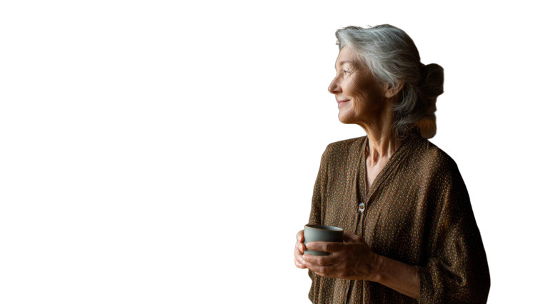 Evening Tea Moment Vinyl Car Decal Sticker – Waterproof & UV-Resistant 8"