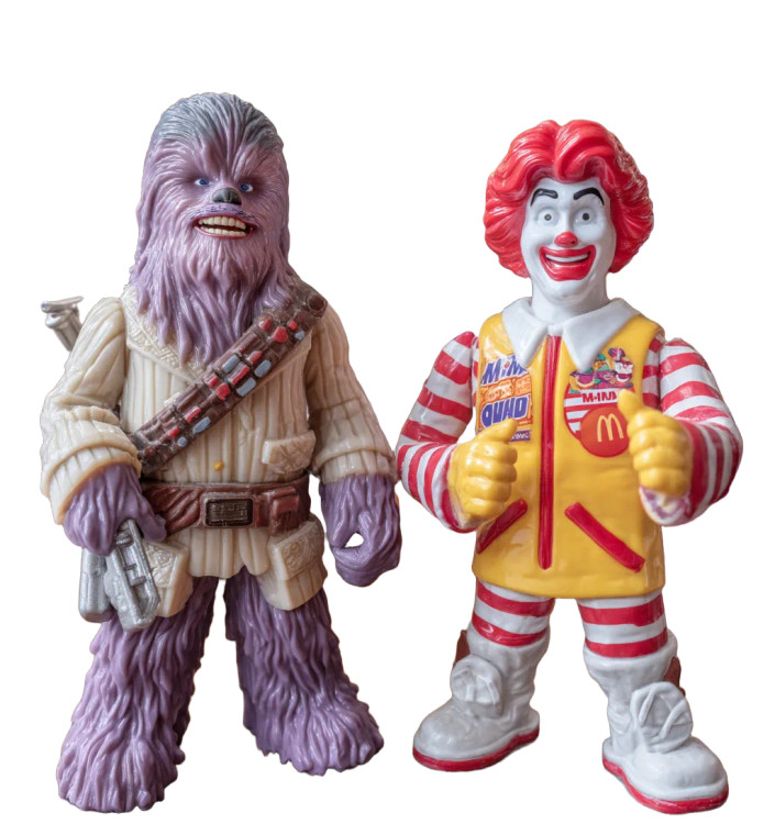 Purple Chewbacca Figure Vinyl Car Decal Sticker – Waterproof & UV-Resistant 8"