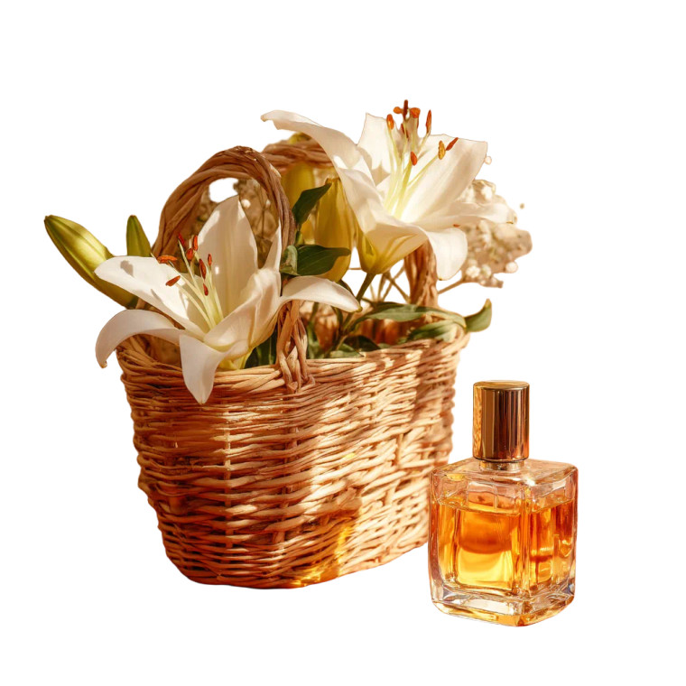 Floral Elegance Basket Vinyl Car Decal Sticker – Waterproof & UV-Resistant 8"