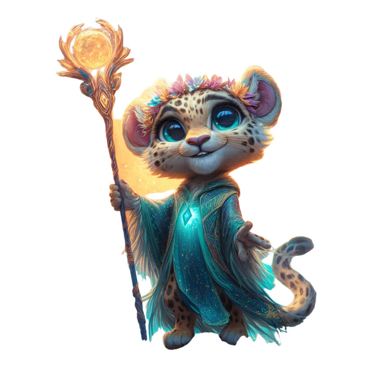 Kawaii Leopard Superhero Vinyl Car Decal Sticker – Waterproof & UV-Resistant 8"