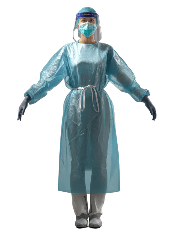 Isolation Gown Nurse Vinyl Car Decal Sticker – Waterproof & UV-Resistant 8"