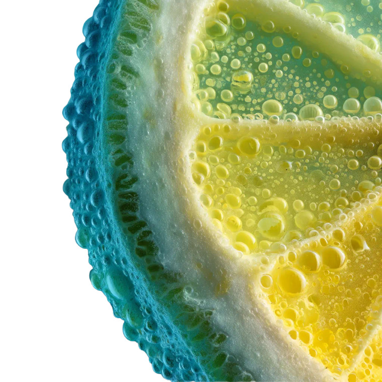 Lemon Skin Close-Up Vinyl Car Decal Sticker – Waterproof & UV-Resistant 8"