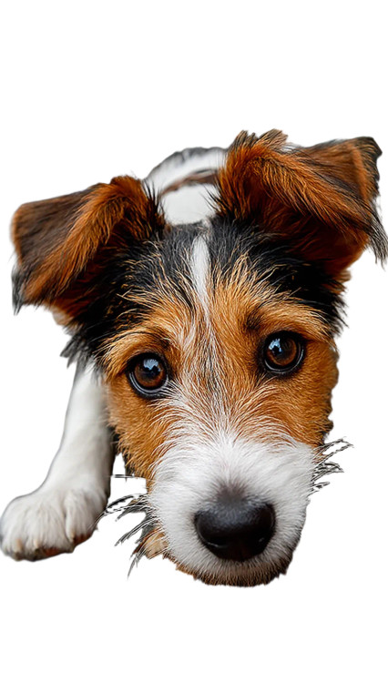 Cute Dog V16 Vinyl Car Decal Sticker – Waterproof & UV-Resistant 8"