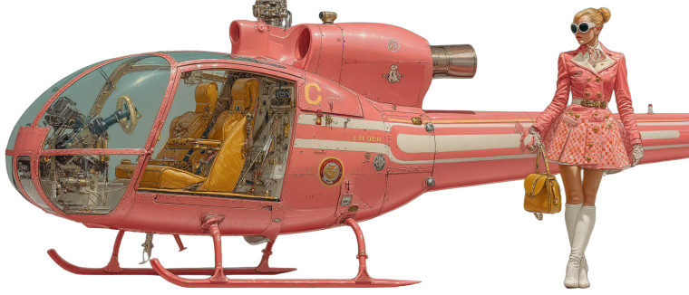 Retro Futuristic Jetsons Vinyl Car Decal Sticker – Waterproof & UV-Resistant 8"