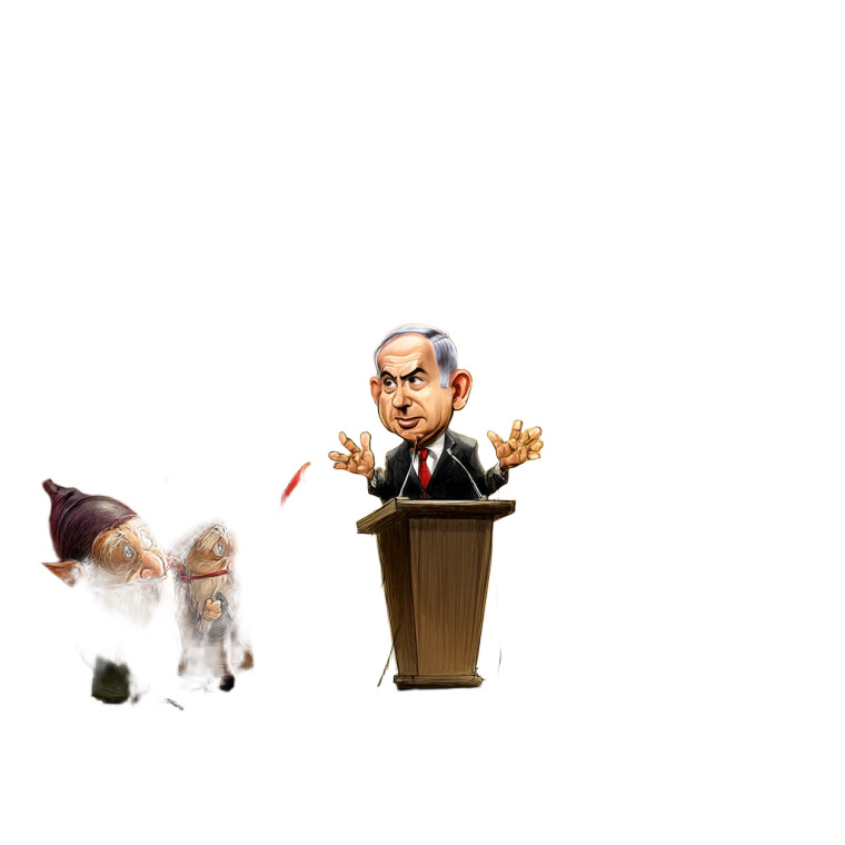 Netanyahu'S Press Conference Vinyl Car Decal Sticker – Waterproof & UV-Resistant 8"