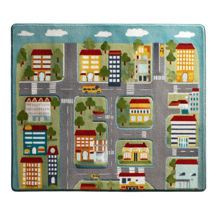 City Carpet Vinyl Car Decal Sticker – Waterproof & UV-Resistant 8"