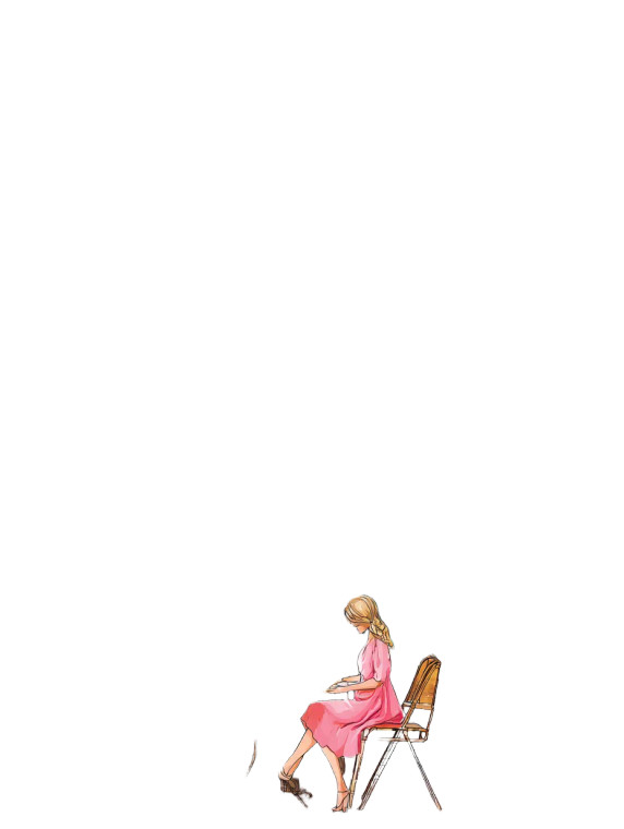 Girl In Pink Dress Vinyl Car Decal Sticker – Waterproof & UV-Resistant 8"