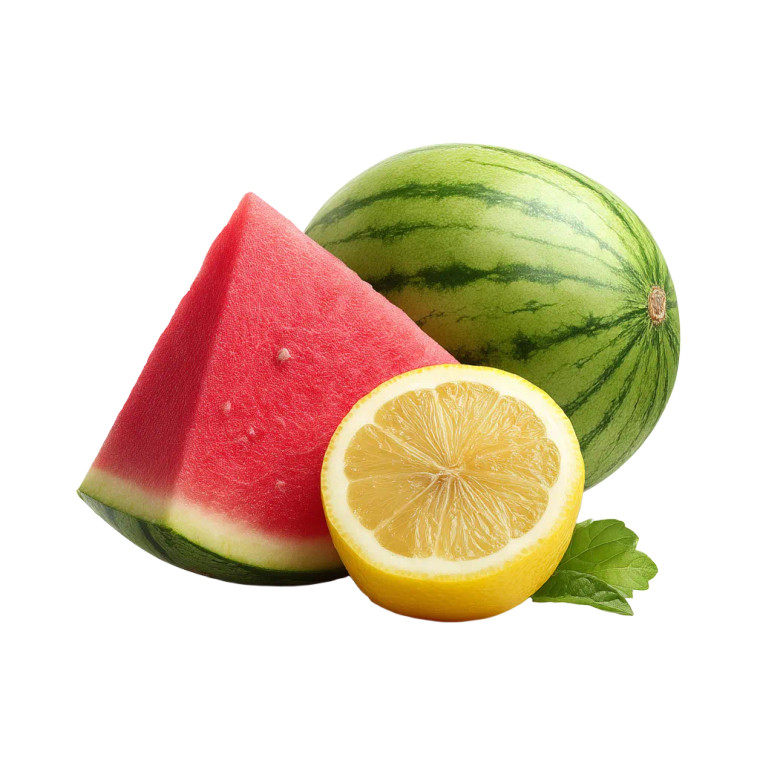 Lemon And Watermelon Vinyl Car Decal Sticker – Waterproof & UV-Resistant 8"