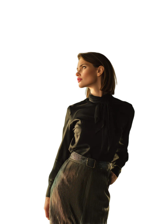 Business Woman Airport Vinyl Car Decal Sticker – Waterproof & UV-Resistant 8"