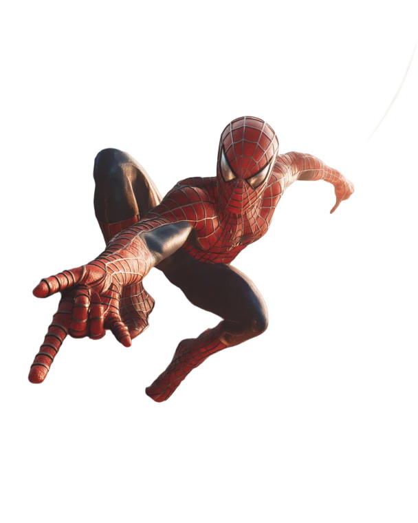 Spider-Man Swinging V3 Vinyl Car Decal Sticker – Waterproof & UV-Resistant 8"