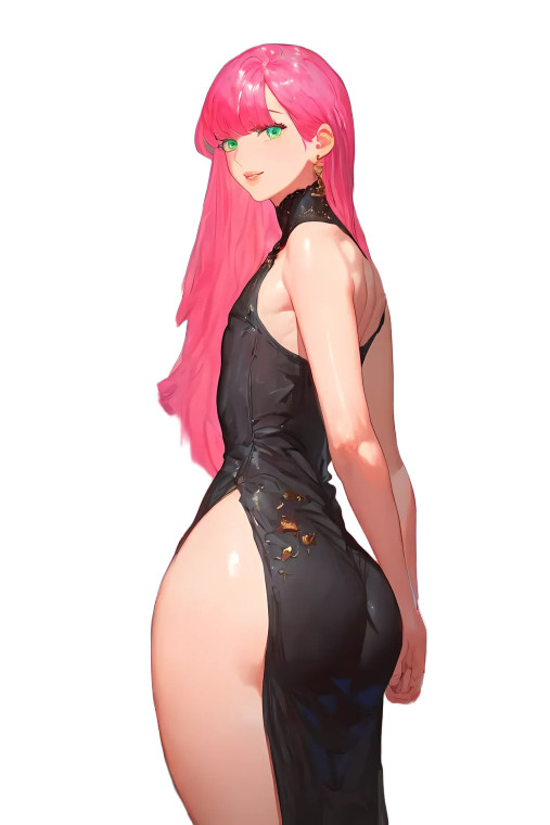 Anime Waifu V4009 Vinyl Car Decal Sticker – Waterproof & UV-Resistant 8"