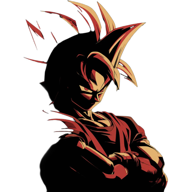 Goku Super Saiyan 3 V7 Vinyl Car Decal Sticker – Waterproof & UV-Resistant 8"