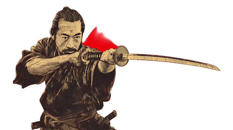 Satori Hanzo Sword Vinyl Car Decal Sticker – Waterproof & UV-Resistant 8"