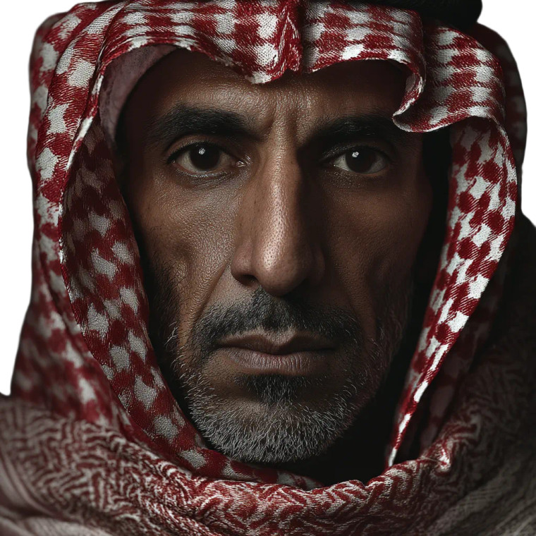 Saudi Portrait Vinyl Car Decal Sticker – Waterproof & UV-Resistant 8"