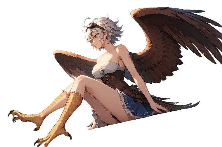 Anime Waifu V3647 Vinyl Car Decal Sticker – Waterproof & UV-Resistant 8"