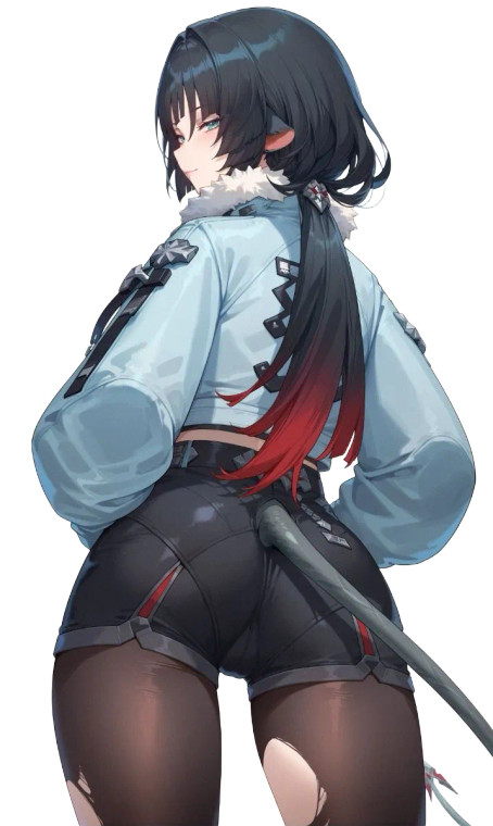 Anime Waifu V2717 Vinyl Car Decal Sticker – Waterproof & UV-Resistant 8"