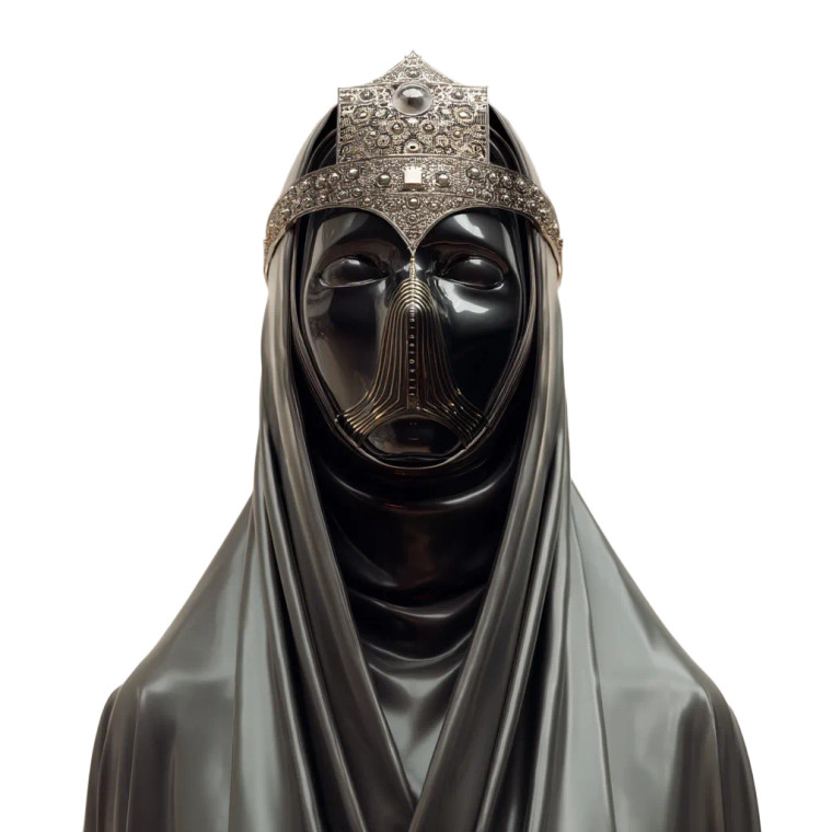 Masked Figure Vinyl Car Decal Sticker – Waterproof & UV-Resistant 8"