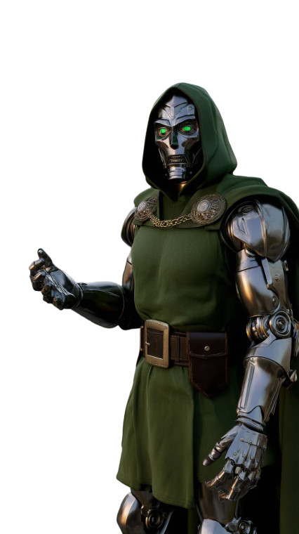 Tony Stark Doom Vinyl Car Decal Sticker – Waterproof & UV-Resistant 8"