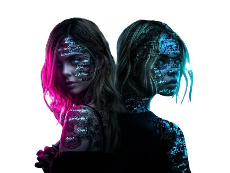 Digital Oracle Sisters Vinyl Car Decal Sticker – Waterproof & UV-Resistant 8"