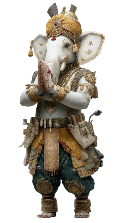 Elephant Aircraft Hybrid Vinyl Car Decal Sticker – Waterproof & UV-Resistant 8"