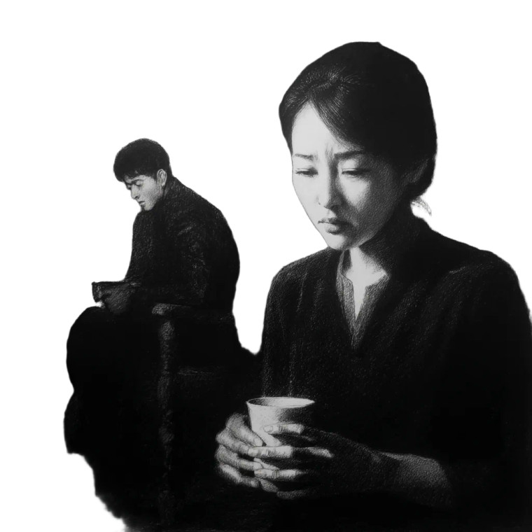 Sinister Tea Moment Vinyl Car Decal Sticker – Waterproof & UV-Resistant 8"