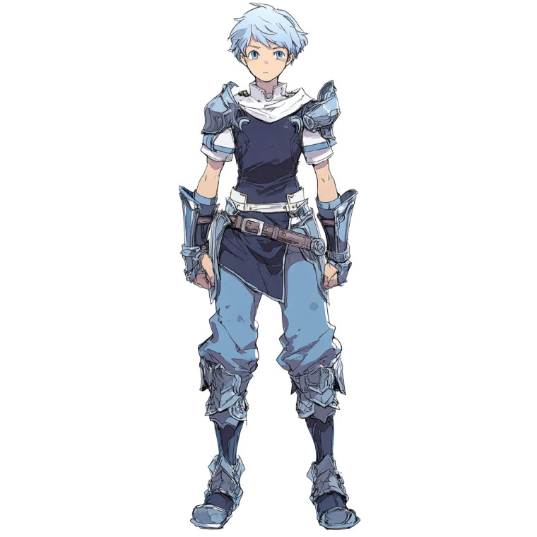 Anime Rpg Warrior Vinyl Car Decal Sticker – Waterproof & UV-Resistant 8"