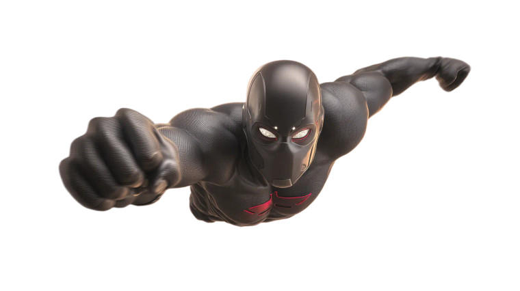 Futuristic Superhero Charge Vinyl Car Decal Sticker – Waterproof & UV-Resistant 8"