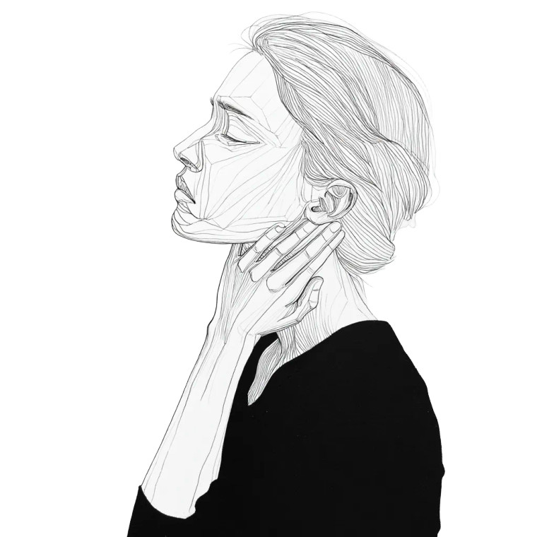 Uncomfortable Touch Vinyl Car Decal Sticker – Waterproof & UV-Resistant 8"