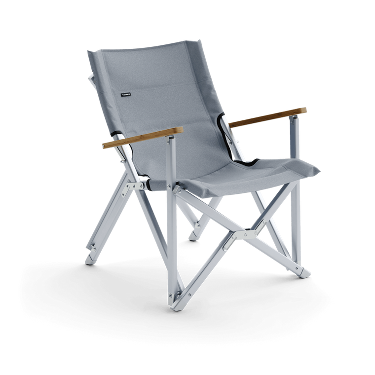 Ultimate Comfort & Support | Dometic GO Camping Chair | Heavy-Duty 600D Fabric | Lightweight Aluminum Frame | Beechwood Armrests