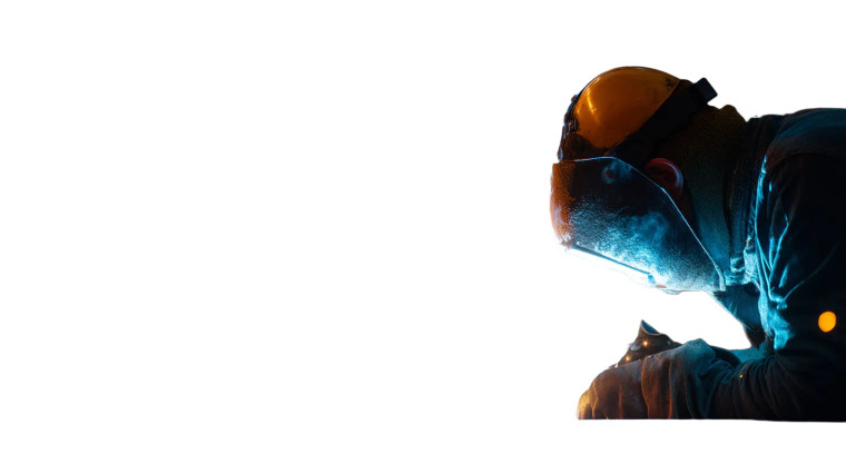 Welder At Work Vinyl Car Decal Sticker – Waterproof & UV-Resistant 8"